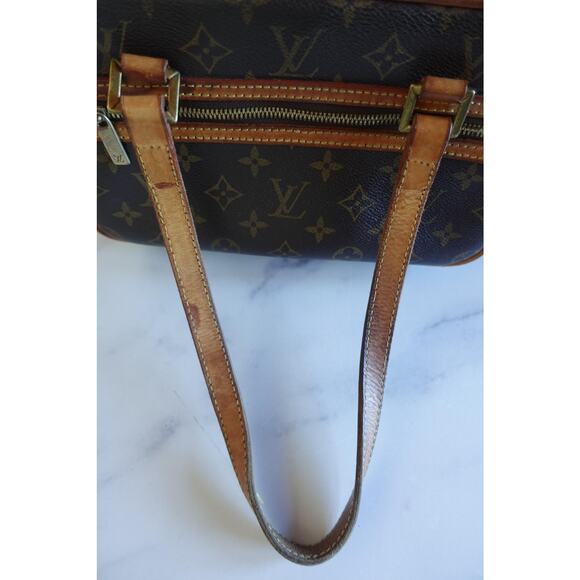 Vintage Louis Vuitton Shoulder Bag Womens Monogram Canvas Purse France 90s - Picture 8 of 16